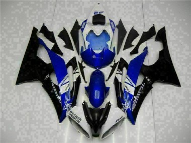 08-16 Blau Schwarz Yamaha YZF R6 Motorrad Verkleidungen