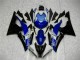 08-16 Blau Schwarz Yamaha YZF R6 Motorrad Verkleidungen
