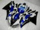 08-16 Blau Schwarz Yamaha YZF R6 Motorrad Verkleidungen