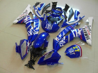 08-16 Blau Star Fiat Yamaha YZF R6 Motorrad Verkleidung