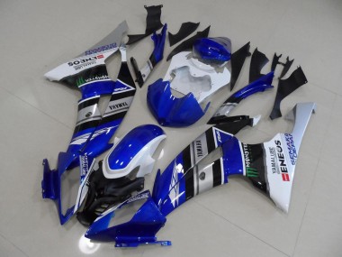 08-16 Blau Weiß ENEOS Yamaha YZF R6 Motorrad Verkleidung