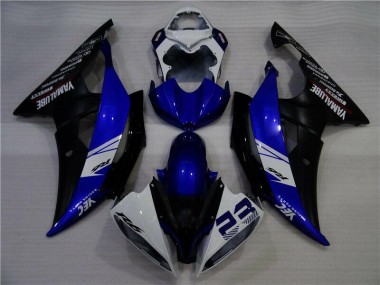 08-16 Blau Weiß Schwarz YEC 23 Yamaha YZF R6 Motorrad Verkleidung