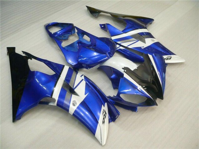 08-16 Blau Weiß Schwarz Yamaha YZF R6 Motorrad Verkleidungen 08-16 Blau Weiß Schwarz Yamaha YZF R6 Motorrad Verkleidungen
