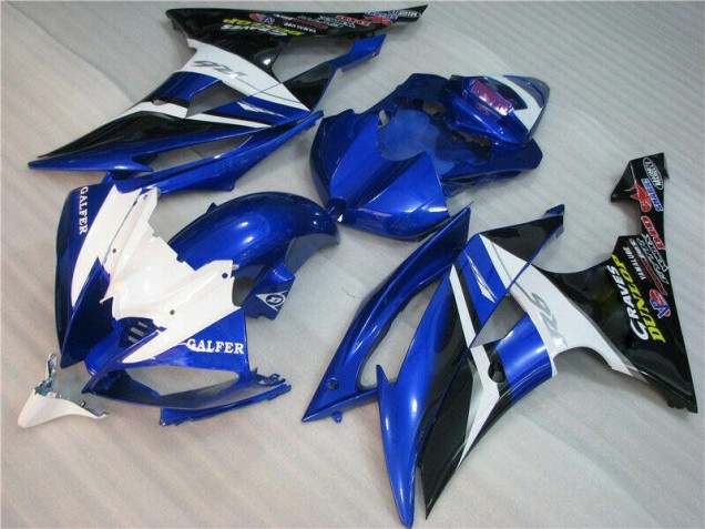 08-16 Blau Yamaha YZF R6 Motorrad Verkleidung & Plastik