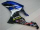 08-16 Blau Yamaha YZF R6 Motorrad Verkleidung & Plastik