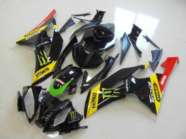 08-16 Gelb Monster Yamaha YZF R6 Motorrad Verkleidung