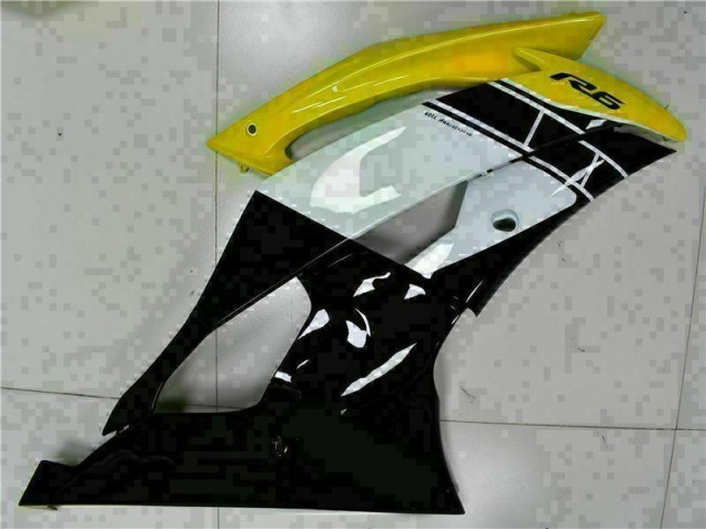 08-16 Gelb Schwarz Yamaha YZF R6 Motorrad Vollverkleidung 08-16 Gelb Schwarz Yamaha YZF R6 Motorrad Vollverkleidung