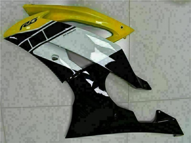 08-16 Gelb Schwarz Yamaha YZF R6 Motorrad Vollverkleidung 08-16 Gelb Schwarz Yamaha YZF R6 Motorrad Vollverkleidung