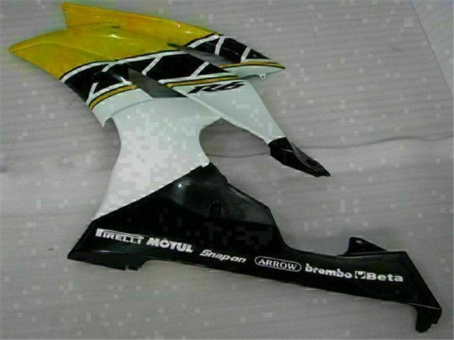 08-16 Gelb Weiß Yamaha YZF R6 Motorrad Verkleidung 08-16 Gelb Weiß Yamaha YZF R6 Motorrad Verkleidung