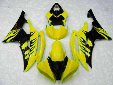 08-16 Gelb Yamaha YZF R6 Motorrad Verkleidung