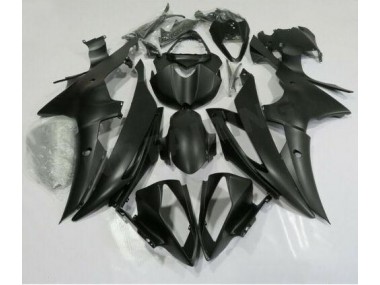08-16 Matt Schwarz Yamaha YZF R6 Motorrad Verkleidung