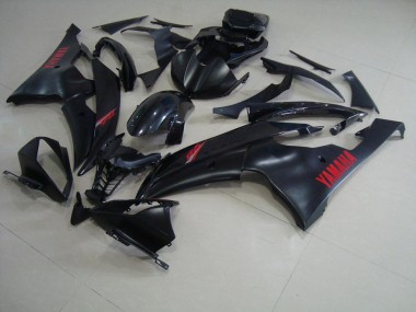 08-16 Matt Schwarz Yamaha YZF R6 Motorrad Verkleidungen