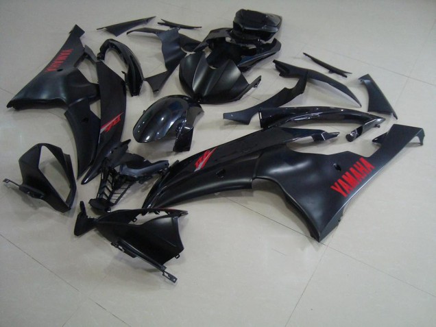 08-16 Matt Schwarz Yamaha YZF R6 Motorrad Verkleidungen