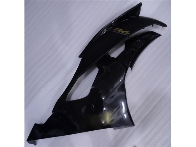 08-16 Matt schwarz glänzend Yamaha YZF R6 Motorrad Verkleidung