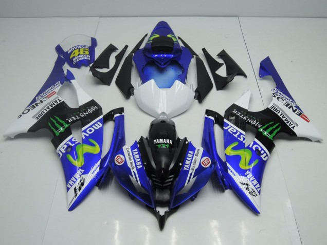 08-16 Neu Movistar Yamaha YZF R6 Motorrad Verkleidung