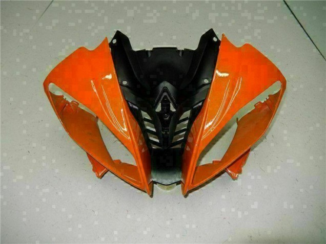 08-16 Orange Schwarz Yamaha YZF R6 Motorrad Verkleidung