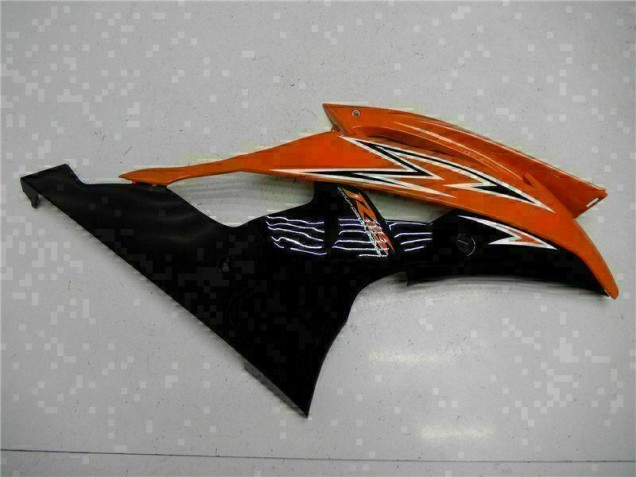 08-16 Orange Schwarz Yamaha YZF R6 Motorrad Verkleidung