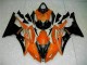 08-16 Orange Schwarz Yamaha YZF R6 Motorrad Verkleidung