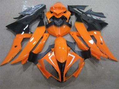 08-16 Orange Yamaha YZF R6 Motorrad Vollverkleidung