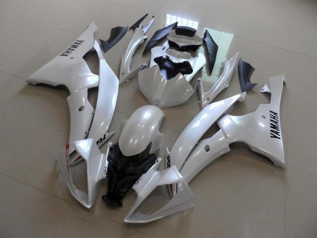 08-16 Perl Weiß OEM Stil Yamaha YZF R6 Motorrad Verkleidung