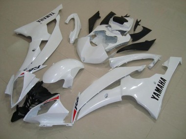 08-16 Perl weiß Yamaha YZF R6 Motorrad Vollverkleidung