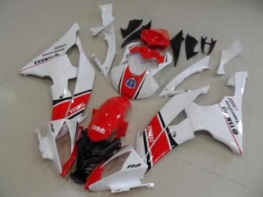 08-16 Rot Weiß OEM Stil Yamaha YZF R6 Motorrad Verkleidung
