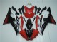 08-16 Rot Weiß Yamaha YZF R6 Motorrad Verkleidungen