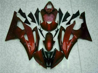 08-16 Rot Yamaha YZF R6 Motorrad Verkleidungen