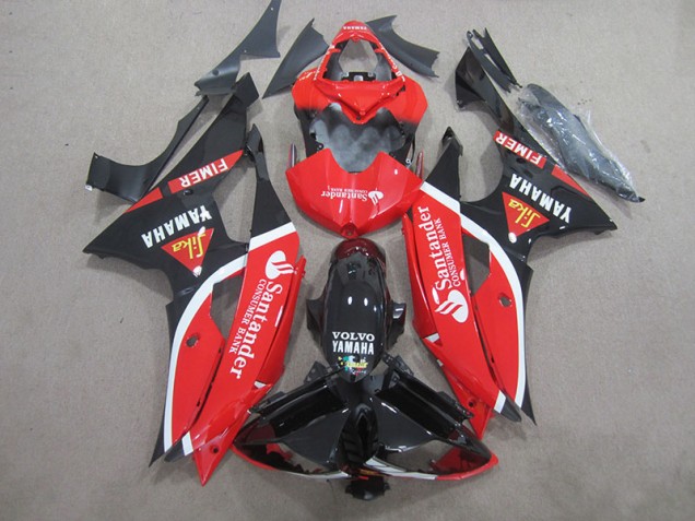 08-16 Schwarz Rot Weiß SantUnder Yamaha YZF R6 Motorrad Verkleidung 08-16 Schwarz Rot Weiß SantUnder Yamaha YZF R6 Motorrad Verkleidung
