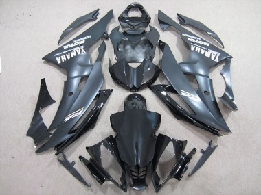08-16 Schwarz Weiß Yamaha YZF R6 Motorrad Verkleidung