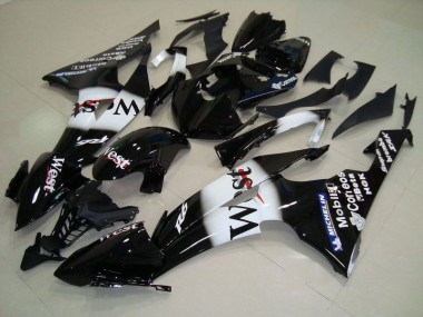 08-16 Schwarz West Yamaha YZF R6 Motorrad Verkleidung