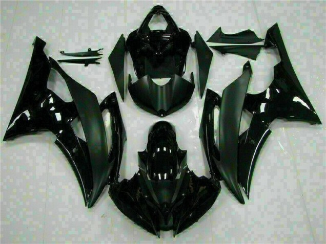 08-16 Schwarz Yamaha YZF R6 Motor Verkleidung