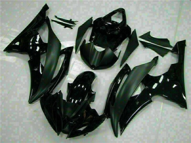 08-16 Schwarz Yamaha YZF R6 Motor Verkleidung