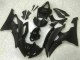 08-16 Schwarz Yamaha YZF R6 Motorrad Verkleidungen