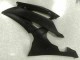 08-16 Schwarz Yamaha YZF R6 Motorrad Verkleidungen