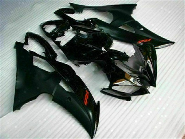 08-16 Schwarz Yamaha YZF R6 Motorrad Vollverkleidung