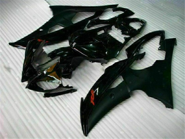 08-16 Schwarz Yamaha YZF R6 Motorrad Vollverkleidung
