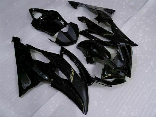 08-16 Schwarz Yamaha YZF R6 Motorrad Vollverkleidung & Plastik 08-16 Schwarz Yamaha YZF R6 Motorrad Vollverkleidung & Plastik