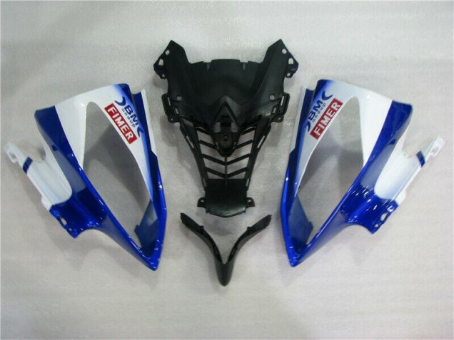 08-16 Weiß Blau Sterilgarda Volvo Yamaha YZF R6 Motorrad Verkleidung