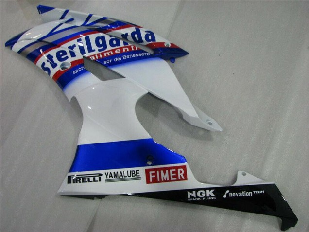 08-16 Weiß Blau Sterilgarda Volvo Yamaha YZF R6 Motorrad Verkleidung