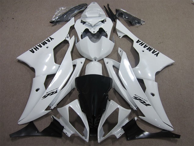 08-16 Weiß Schwarz Aufkleber Yamaha YZF R6 Motorrad Verkleidung 08-16 Weiß Schwarz Aufkleber Yamaha YZF R6 Motorrad Verkleidung