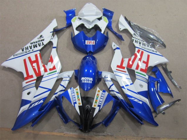 08-16 Weiß Schwarz Rot Fiat Yamaha YZF R6 Motorrad Verkleidung 08-16 Weiß Schwarz Rot Fiat Yamaha YZF R6 Motorrad Verkleidung