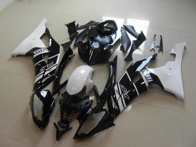08-16 Weiß Schwarz Yamaha YZF R6 Motorrad Verkleidung Komplett Sets 08-16 Weiß Schwarz Yamaha YZF R6 Motorrad Verkleidung Komplett Sets