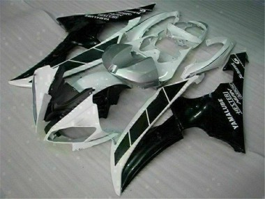 08-16 Weiß Schwarz Yamaha YZF R6 Motorrad Verkleidung