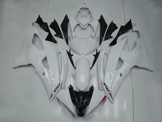08-16 Weiß Yamaha YZF R6 Motorrad Verkleidung