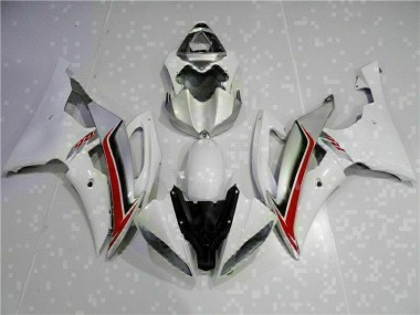 08-16 Weiß Yamaha YZF R6 Motorrad Verkleidung & Plastik