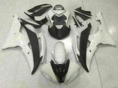 08-16 Weiß Yamaha YZF R6 Motorrad Verkleidungen