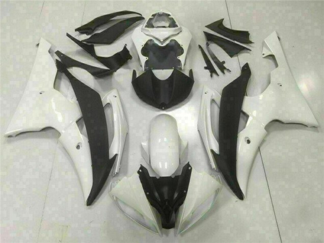 08-16 Weiß Yamaha YZF R6 Motorrad Verkleidungen 08-16 Weiß Yamaha YZF R6 Motorrad Verkleidungen