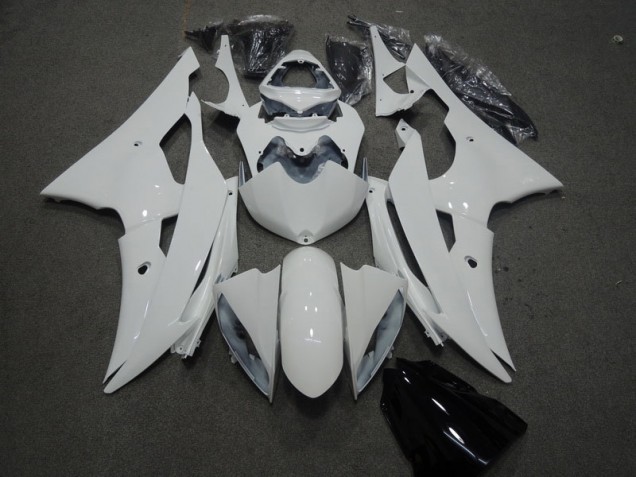 08-16 Weiß Yamaha YZF R6 Motorrad Verkleidungen & Plastik 08-16 Weiß Yamaha YZF R6 Motorrad Verkleidungen & Plastik