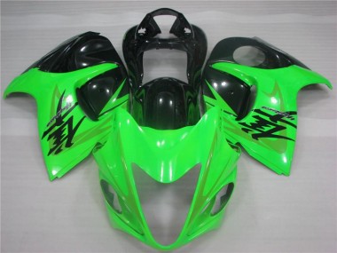 08-19 Grün Schwarz Suzuki GSXR 1300 Hayabusa Motorrad Verkleidung